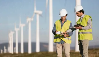 Wind energy generation with wind turbines